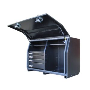 850H Series – Aluminium 4 Drawer Minebox - Black